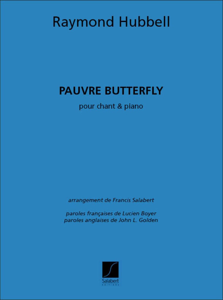 Pauvre Butterfly ! Chant-Piano